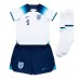 Cheap England John Stones #5 Home Football Kit Children World Cup 2022 Short Sleeve (+ pants)